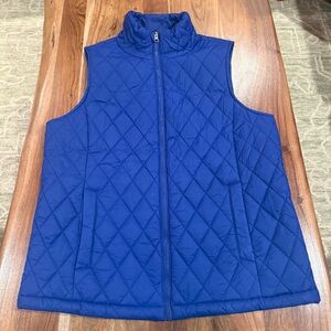 Time and Tru Royal Blue Puffer Vest
